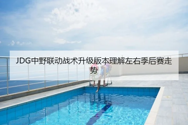 JDG中野联动战术升级版本理解左右季后赛走势