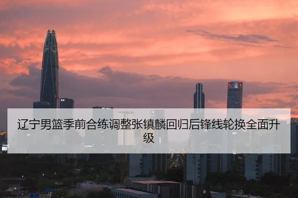 辽宁男篮季前合练调整张镇麟回归后锋线轮换全面升级